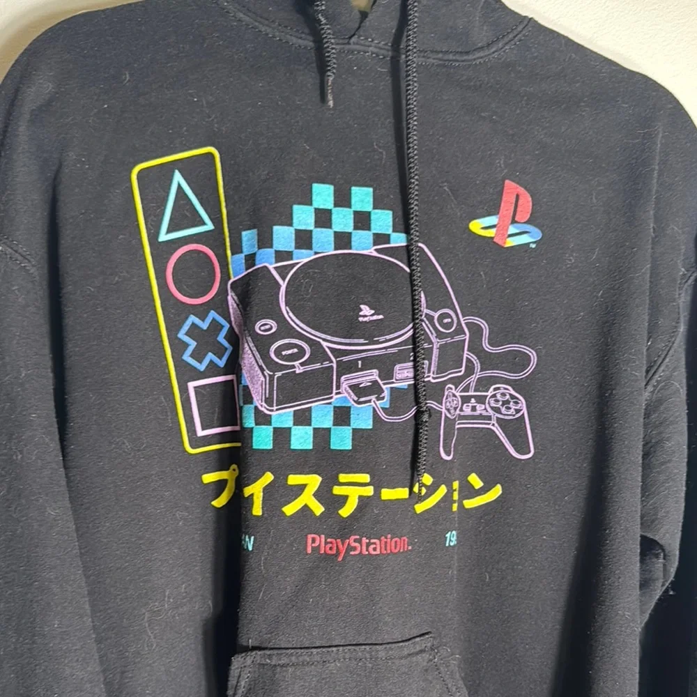Black‎ PlayStation Graphic Hoodie